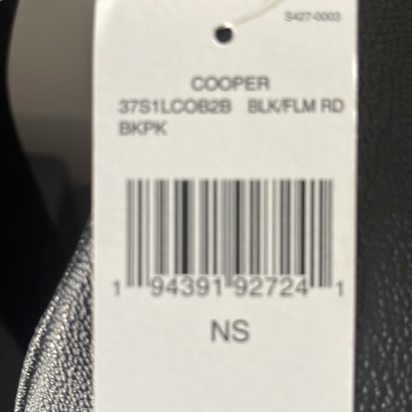 Red & Black Mens Michael Kors Backpack - Picture 3 of 3